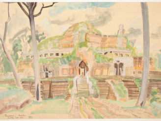 Vente aux enchères Louis Robert BATE (1898-1948, grand prix de l'Indochine en 1938). "Per