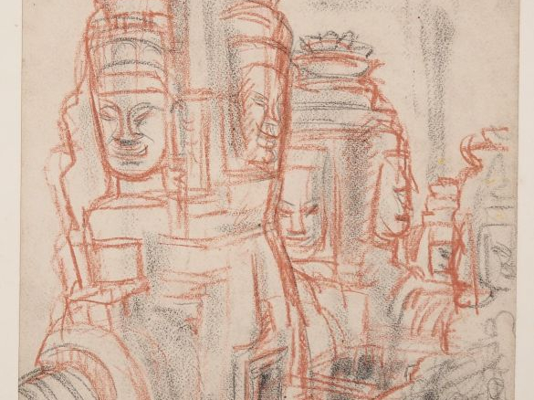 Louis Robert BATE (1898-1948, grand prix de l'Indochine en 1938). "Vue