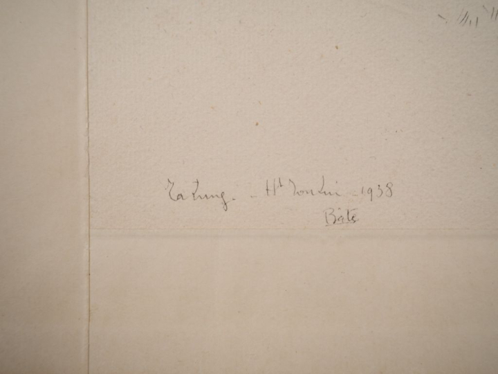 Louis Robert BATE (1898-1948, grand prix de l'Indochine en 1938). "Vue