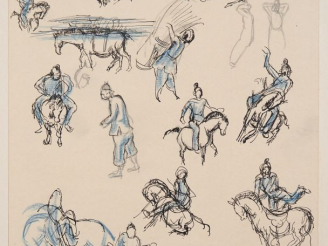 Vente aux enchères Louis Robert BATE (1898-1948, grand prix de l'Indochine en 1938). "Etu