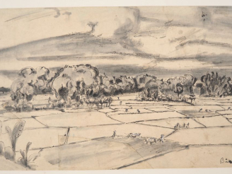 Vente aux enchères Louis Robert BATE (1898-1948, grand prix de l'Indochine en 1938). "Pay