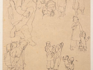 Vente aux enchères Louis Robert BATE (1898-1948, grand prix de l'Indochine en 1938). "Fam