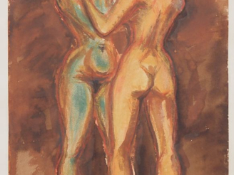 Vente aux enchères Louis Robert BATE (1898-1948, grand prix de l'Indochine en 1938). "Fem