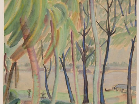 Louis Robert BATE (1898-1948, grand prix de l'Indochine en 1938). "Vue