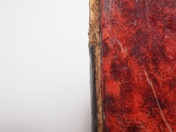 Vietnam, XXe siècle,  Panneau en laque, représentant oiseaux près de m