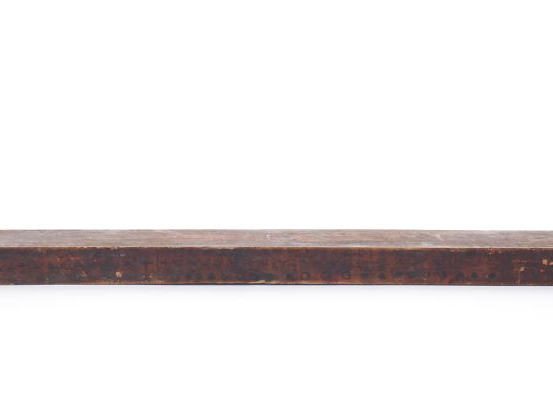 Chine, XIXe siècle Règle de géomancie.  L. 45,5 cm