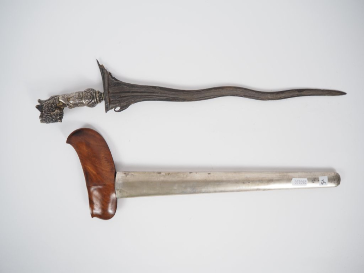 Indonésie, Malaisie, fin XIXe – début XXe siècle Poignard dit « Kriss 