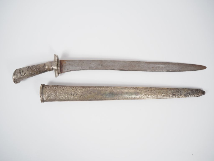 Malaisie, fin XIXe – début XXe siècle Poignard dit « Kriss », avec poi