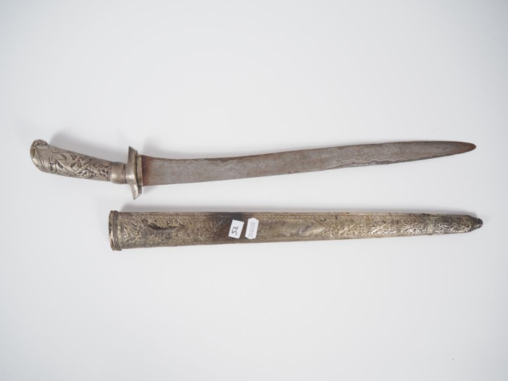 Malaisie, fin XIXe – début XXe siècle Poignard dit « Kriss », avec poi