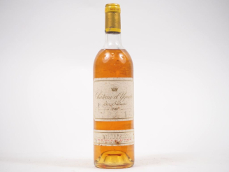 Vente aux enchères 1 BOUTEILLE CHÂTEAU D'YQUEM 1er CCS SAUTERNES - 1987 - HEP/ES 