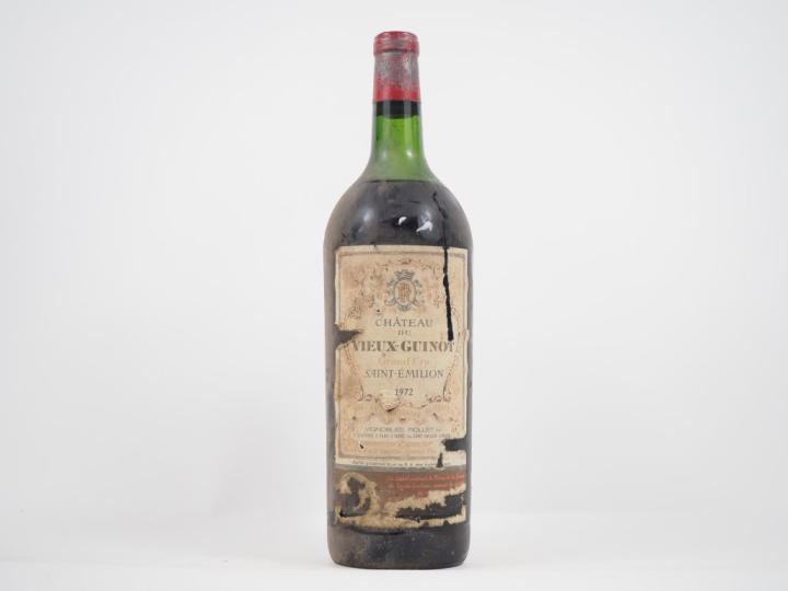 1 MAGNUM CHÂTEAU VIEUX GUINOT GCC ST ÉMILION - 1972 - LB/ES/BS 