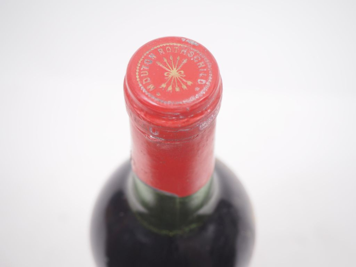 1 BOUTEILLE CHÂTEAU MOUTON ROTHSCHILD 1er GCC PAUILLAC - 1974 - LB/SE/