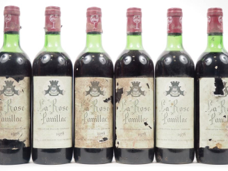 Vente aux enchères 6 BOUTEILLES LA ROSE PAUILLAC - 1978 - HEP/ETA 