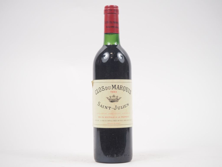 1 BOUTEILLE CLOS DU MARQUIS ST JULIEN - 1983 - BG