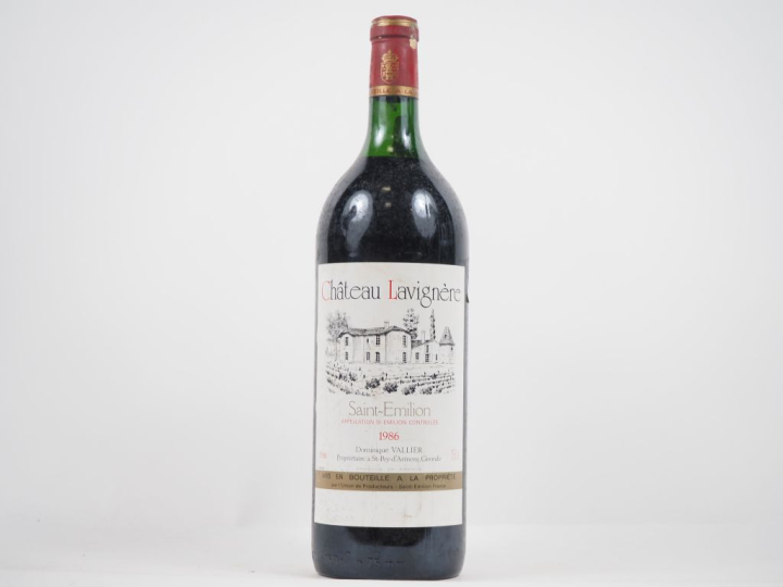 1 MAGNUM CHÂTEAU LAVIGNÈRE ST ÉMILION - 1986