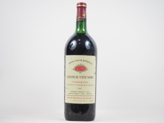 Vente aux enchères 1 MAGNUM CHÂTEAU L'ESCADRE 1eres CÔTES DE BLAYE - 1986 
