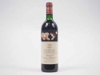 Vente aux enchères 1 BOUTEILLE CHÂTEAU MOUTON ROTHSCHILD 1er GCC PAUILLAC - 1986 - BG/ELS