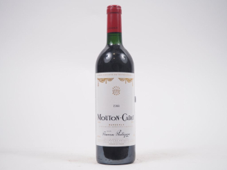 Vente aux enchères 1 BOUTEILLE MOUTON CADET BARON PHILIPPE PAUILLAC - 1998 - BG 