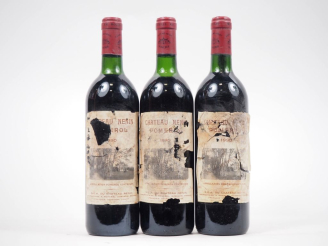 Vente aux enchères 3 BOUTEILLES CHÂTEAU NÉNIN POMEROL - 1990 - ETA 