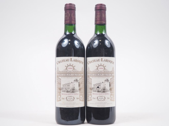 2 BOUTEILLES CHÂTEAU LAROQUE GC ST ÉMILION - 1994