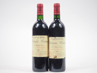 Vente aux enchères 2 BOUTEILLES CHÂTEAU CERTAN DE MAY POMEROL - 1995 - ELS 