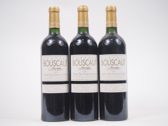 Vente aux enchères 3 BOUTEILLES CHÂTEAU BOUSCAUT GCC GRAVES - 2001