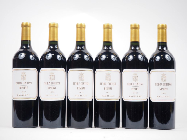 6 BOUTEILLES CHÂTEAU PICHON COMTESSE "RÉSERVE" PAUILLAC - 2022 - CBO 