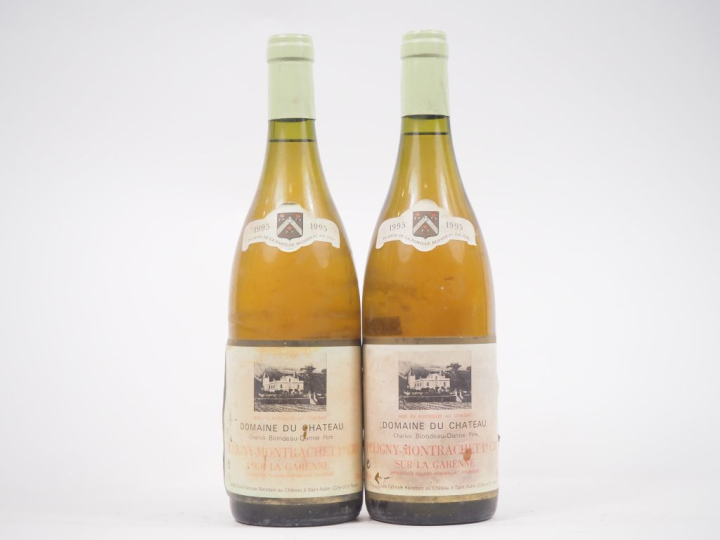 2 BOUTEILLES PULIGNY MONTRACHET 1er CRU "SUR LA GARENNE" DOMAINE DU CH