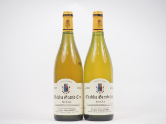 Vente aux enchères 2 BOUTEILLES CHABLIS GC "LES CLOS" JEAN PAUL ET BENOÎT DROIN - 2002