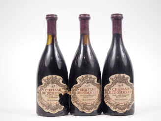 Vente aux enchères 3 BOUTEILLES CHÂTEAU DE POMMARD - 1978 - ELS/1 EA 