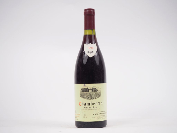 1 BOUTEILLE CHAMBERTIN GC DOMAINE HENRI REBOURSEAU - 1998 - ETLA 