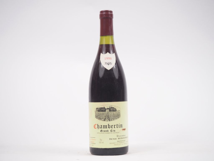 1 BOUTEILLE CHAMBERTIN GC DOMAINE HENRI REBOURSEAU - 1998 - ETLT
