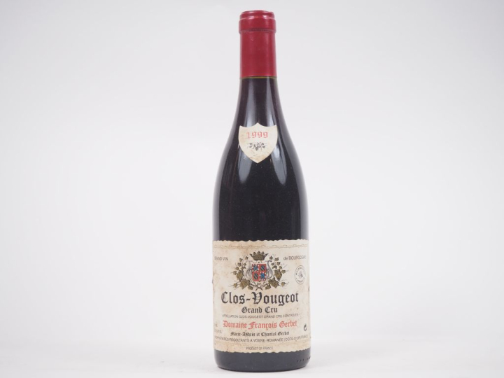 1 BOUTEILLE CLOS VOUGEOT GC DOMAINE FRANCOIS GERBET - 1999 - ELS 