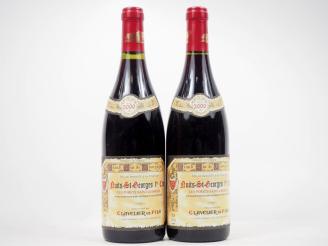Vente aux enchères 2 BOUTEILLES NUITS ST GEORGES "LES PORETS ST GEORGES" CLAVELIER ET FIL