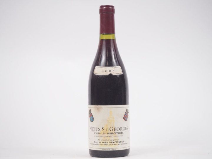 1 BOUTEILLE NUITS ST GEORGES 1er CRU "LES ST GEORGES" HENRI ET GEORGES