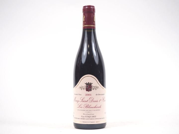 1 BOUTEILLE MOREY ST DENIS 1er CRU "LES BLANCHARDS" GUY COQUARD - 2001
