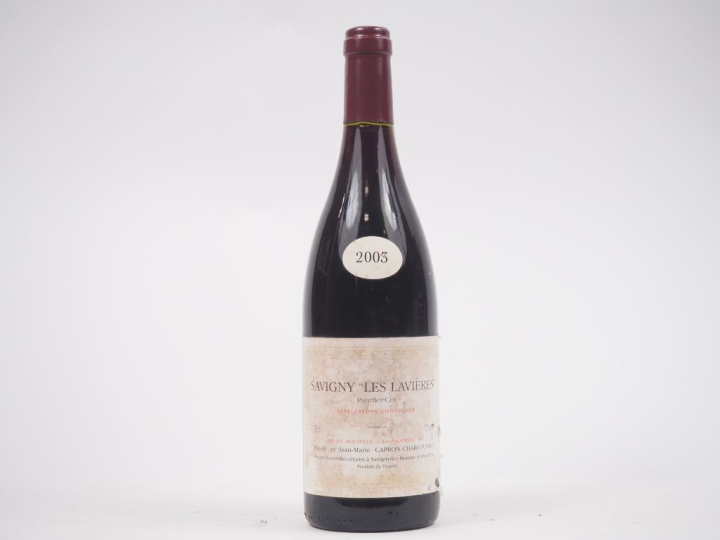 1 BOUTEILLE SAVIGNY LES BEAUNE 1er CRU "LES LAVIÈRES" CAPRON CHARCOUSS