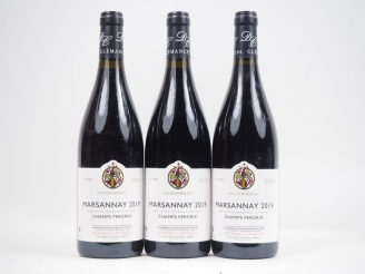 Vente aux enchères 3 BOUTEILLES MARSANNAY "CHAMPS PERDRIX" DOMAINE CLEMANCEY - 2019