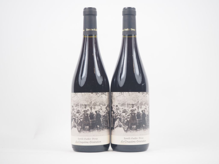 2 BOUTEILLES MACON "LA CINQUIÈME GÉNÉRATION" DOMAINE GUILLOT BROUX - 2