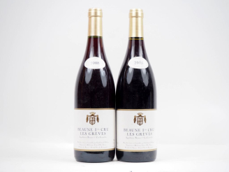 Vente aux enchères 2 BOUTEILLES BEAUNE 1er CRU "LES GRÈVES" GUILLEMARD POTHIER : 1 DE 200