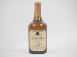 Vente aux enchères 1 BOUTEILLE VIN JAUNE JACQUES TISSOT - 1991