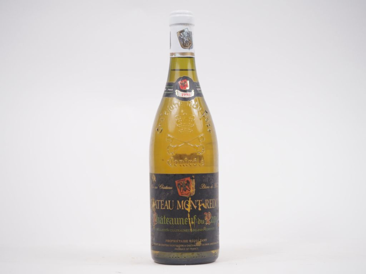 1 BOUTEILLE CHÂTEAUNEUF DU PAPE MONT REDON BLANC - 1998 - EA 