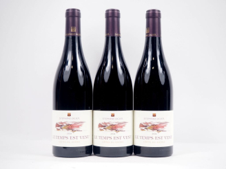 Vente aux enchères 3 BOUTEILLES CÔTES DU RHÔNE "LE TEMPS EST VENU" STÉPHANE OGIER - 2024