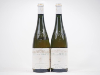 Vente aux enchères 2 BOUTEILLES CLOS DE LA BERGERIE NICOLAS JOLY - 2002 - EA 