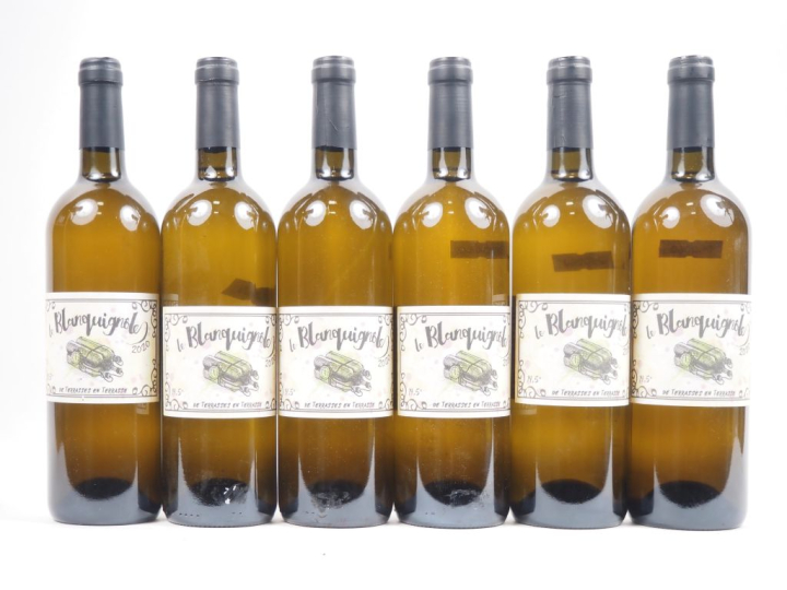 6 BOUTEILLES  VDF BLANC "LA BLANQUIGNÔLE" TERRASSE EN TERRASSE - 2020