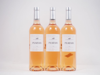 Vente aux enchères 3 BOUTEILLES ROSÉ VAR "PLAISIR" MAÎTRES VIGNERONS DE VIBAUDAN - 2024