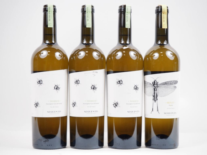 4 BOUTEILLES VDF BLANC : 3 TANDEM SEQUENTIS / 1 REFLET SEQUENTIS