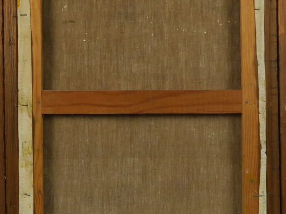 J. HUGON. "Bouquet de fleurs" Huile sur toile.  Signée en bas à droite