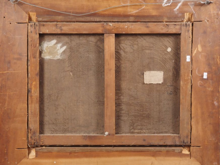 Gustave MASCART. "Notre Dame, vue depuis la Seine" Huile sur toile, si