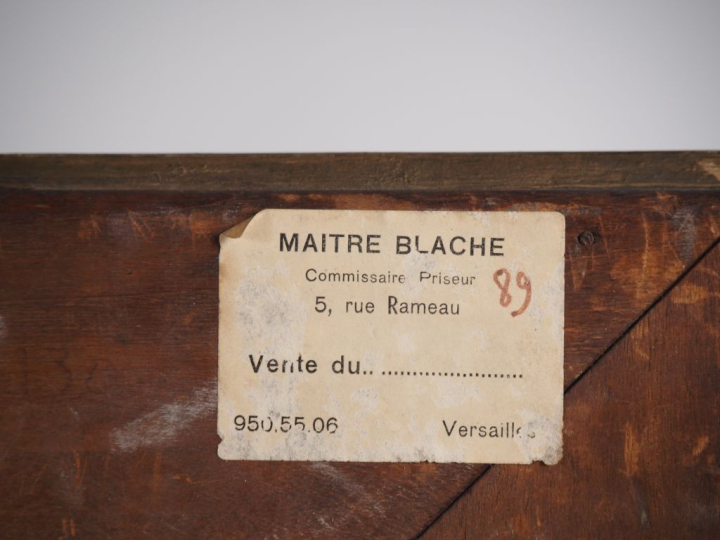 Gustave MASCART. "Notre Dame, vue depuis la Seine" Huile sur toile, si